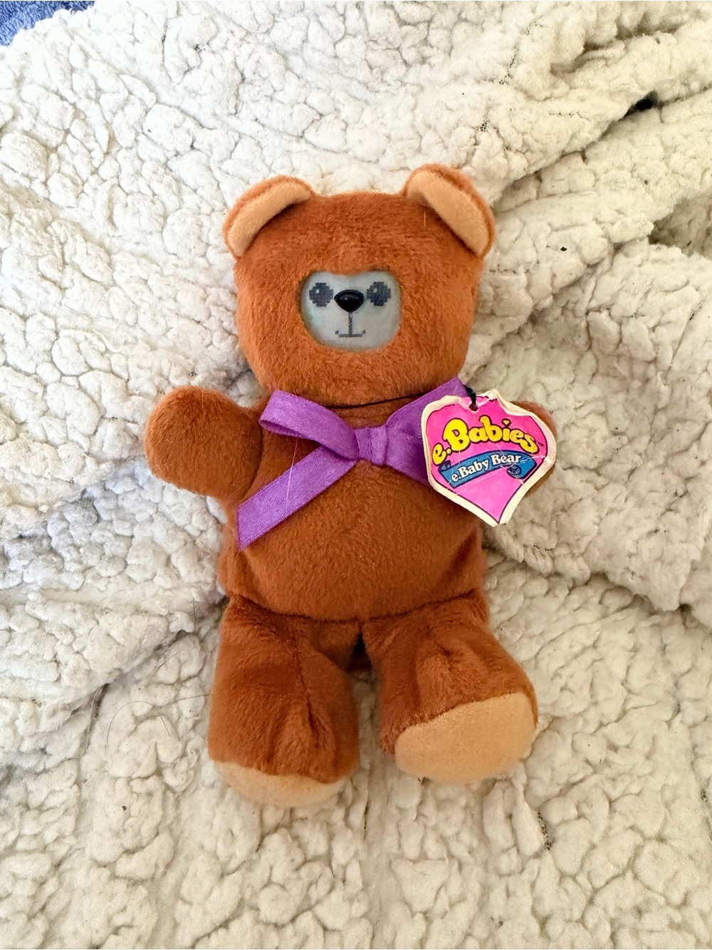 1997 Vintage E. Babies e. Baby Bear Interactive Electronic Toy Tested Works